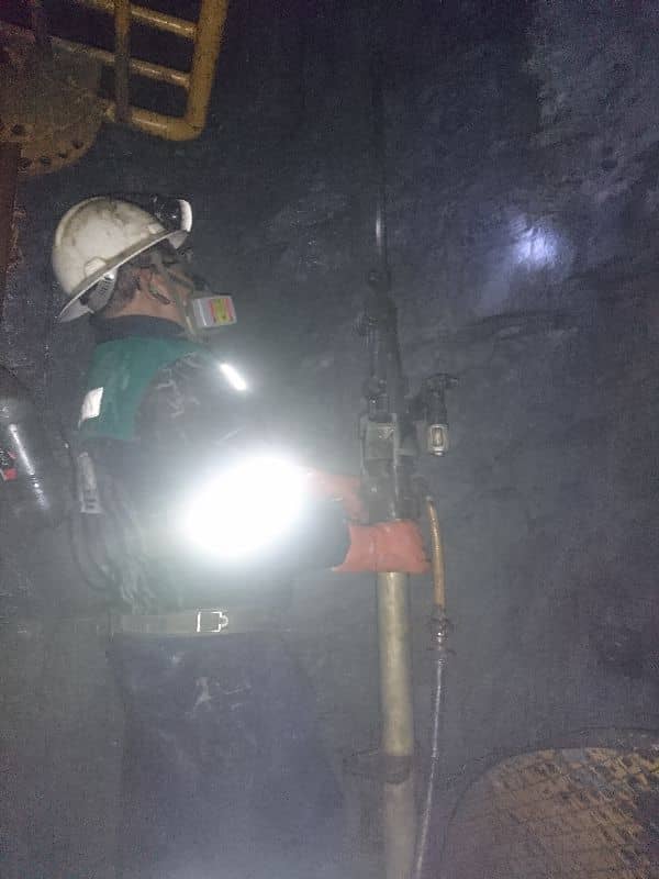 MFD90 ST in Bolivia mine